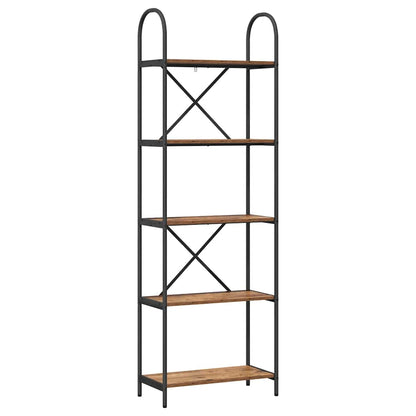 Boekenkast Oud hout 60 x 30 x 183 cm Bewerkt hout