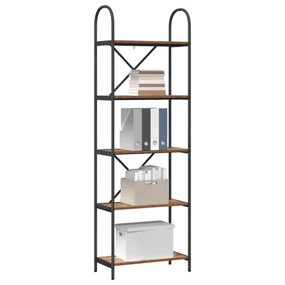 Boekenkast Oud hout 60 x 30 x 183 cm Bewerkt hout