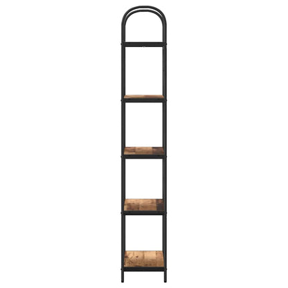 Boekenkast Oud hout 60 x 30 x 183 cm Bewerkt hout