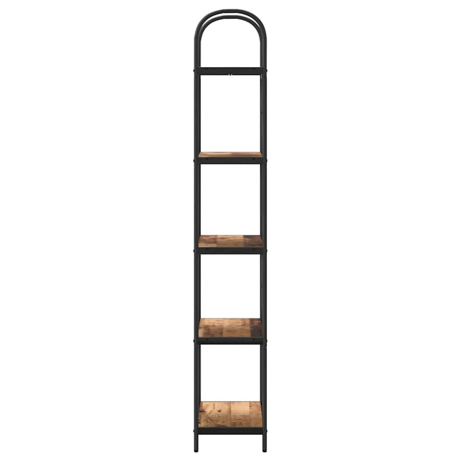Boekenkast Oud hout 60 x 30 x 183 cm Bewerkt hout