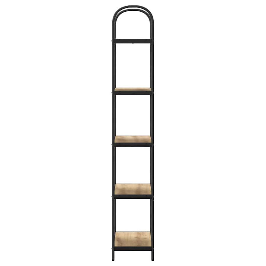 Boekenkast artisanaal eikenkleurig 60 x 30 x 183 cm