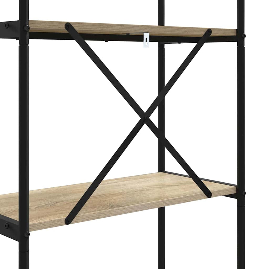 Boekenkast Sonoma eiken 60 x 30 x 146 cm Bewerkt hout