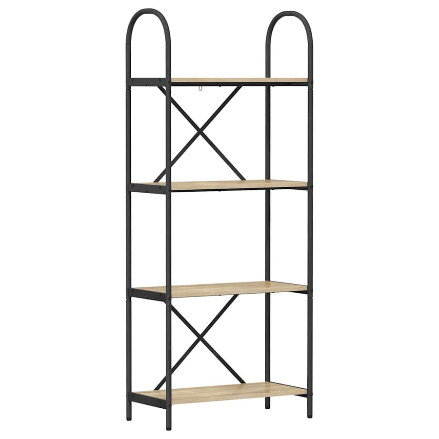 Boekenkast Sonoma eiken 60 x 30 x 146 cm Bewerkt hout