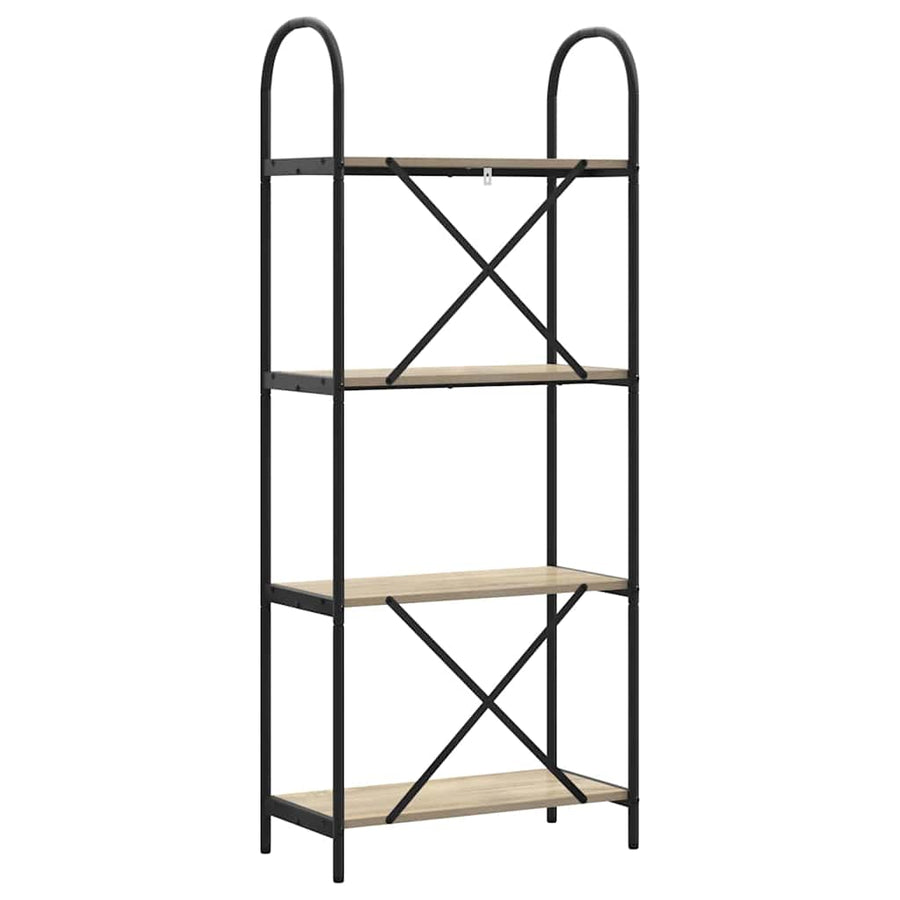 Boekenkast Sonoma eiken 60 x 30 x 146 cm Bewerkt hout