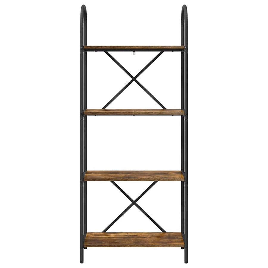 Boekenkast Gerookt eiken 60 x 30 x 146 cm Bewerkt hout