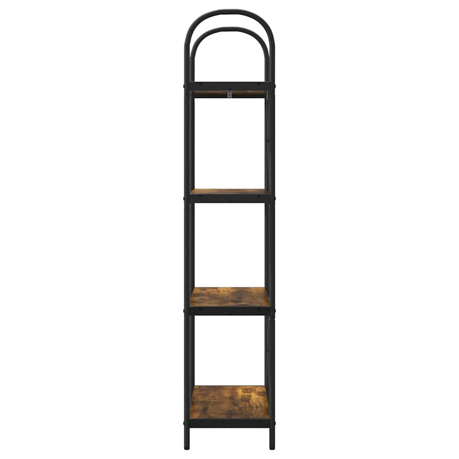 Boekenkast Gerookt eiken 60 x 30 x 146 cm Bewerkt hout