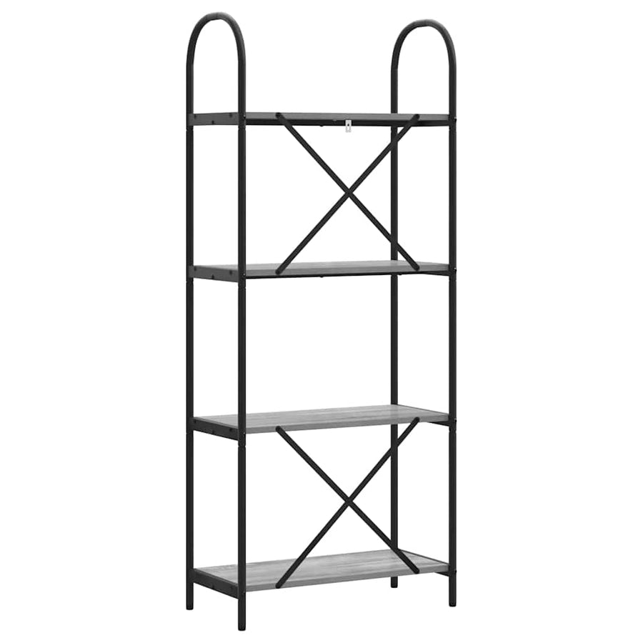 Boekenkast Grijs Sonoma 60 x 30 x 146 cm Bewerkt hout