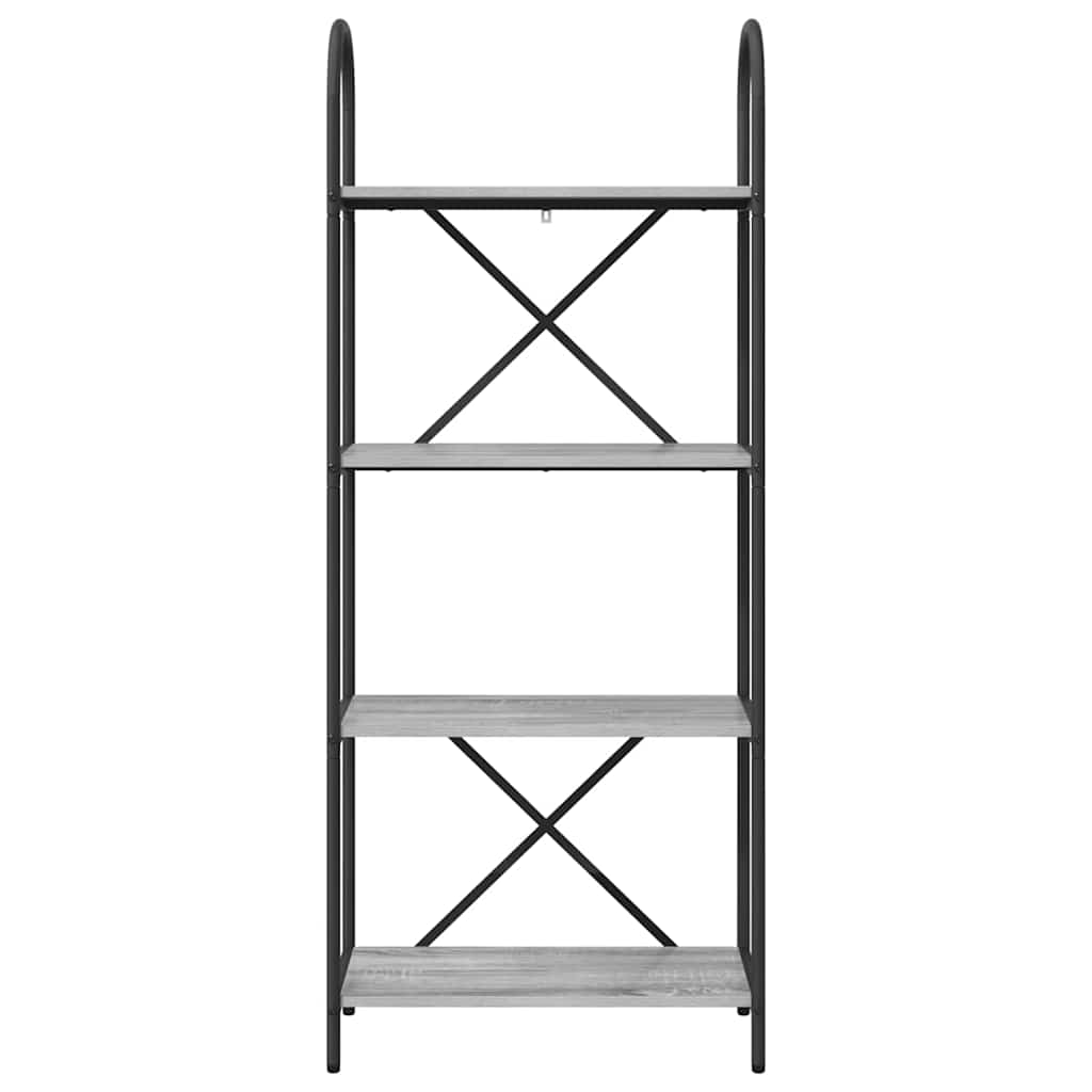 Boekenkast Grijs Sonoma 60 x 30 x 146 cm Bewerkt hout