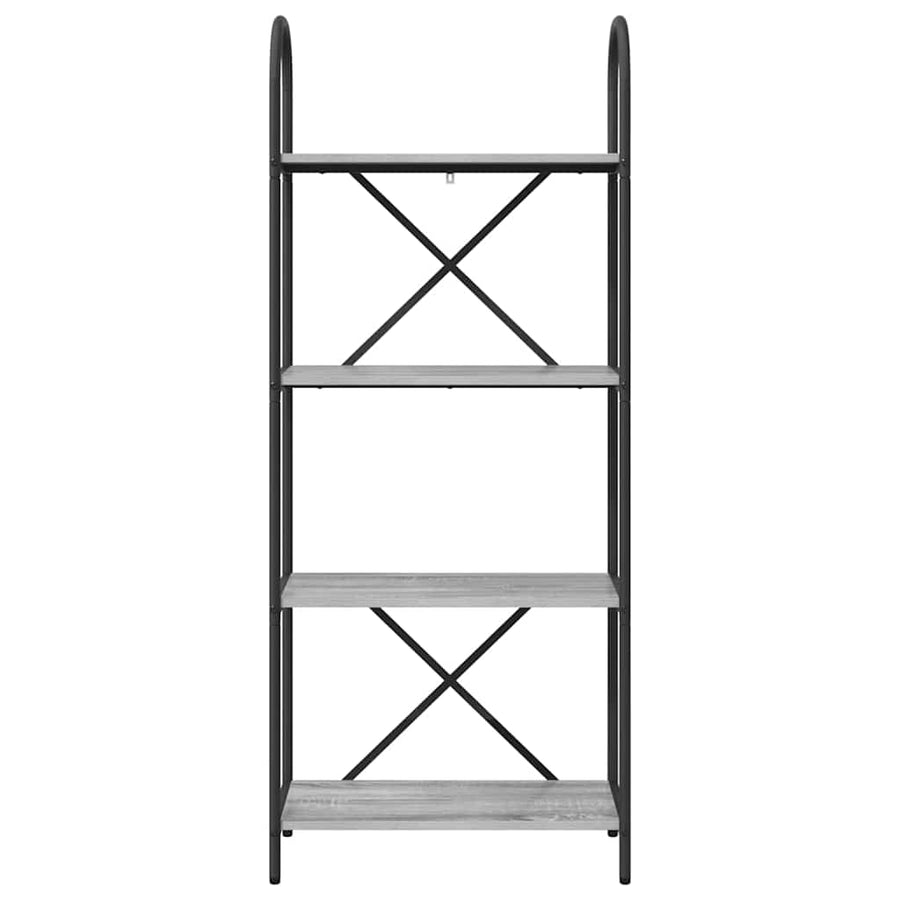 Boekenkast Grijs Sonoma 60 x 30 x 146 cm Bewerkt hout