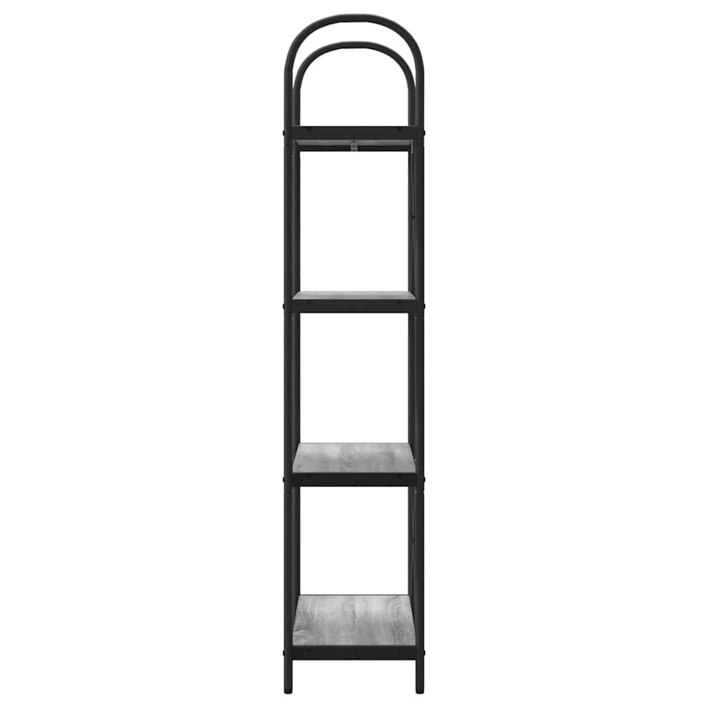 Boekenkast Grijs Sonoma 60 x 30 x 146 cm Bewerkt hout