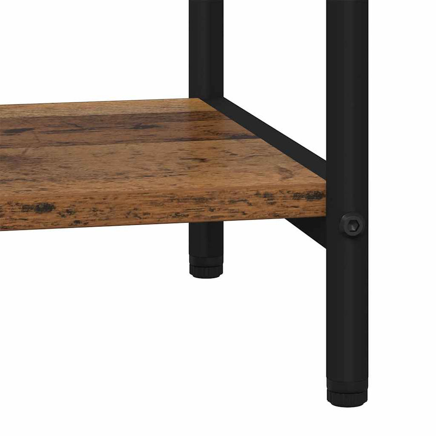 Boekenkast Oud hout 60 x 30 x 146 cm Bewerkt hout