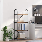 Boekenkast 60x30x146 cm bewerkt hout