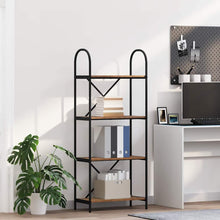 Boekenkast Oud hout 60 x 30 x 146 cm Bewerkt hout