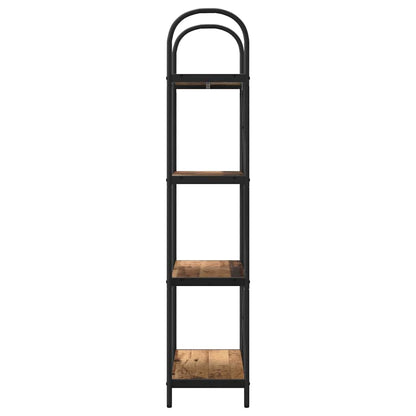 Boekenkast Oud hout 60 x 30 x 146 cm Bewerkt hout