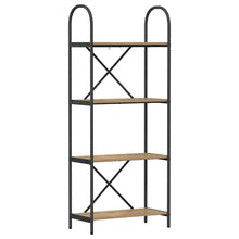 Boekenkast artisanaal eikenkleurig 60 x 30 x 146 cm