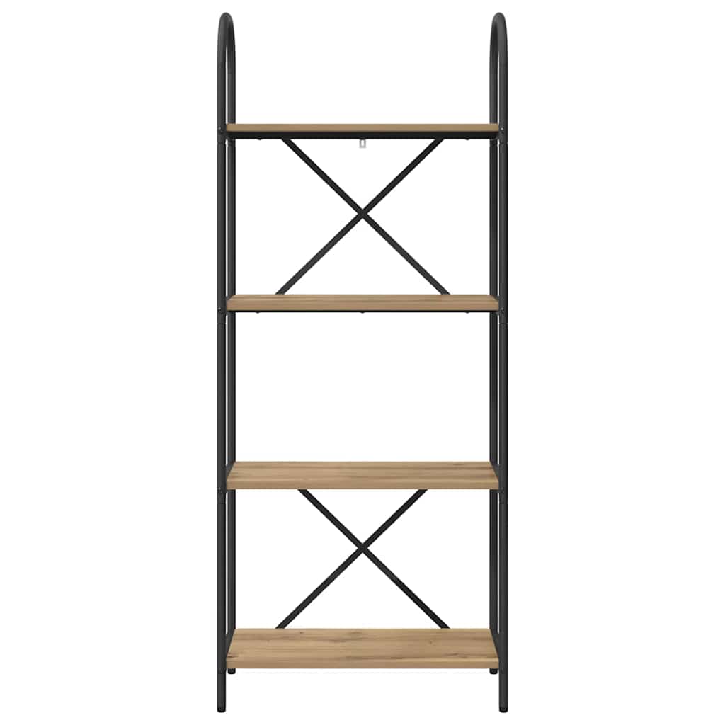 Boekenkast artisanaal eikenkleurig 60 x 30 x 146 cm