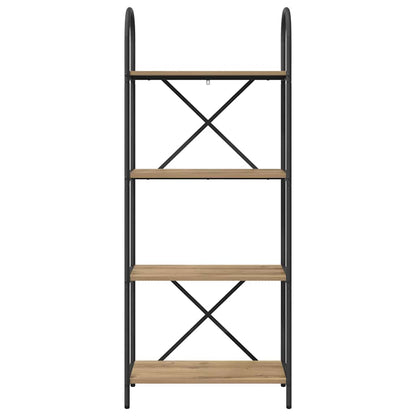 Boekenkast artisanaal eikenkleurig 60 x 30 x 146 cm