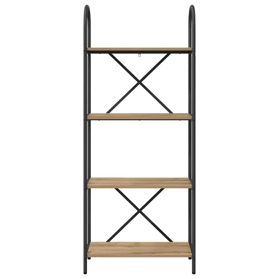 Boekenkast artisanaal eikenkleurig 60 x 30 x 146 cm