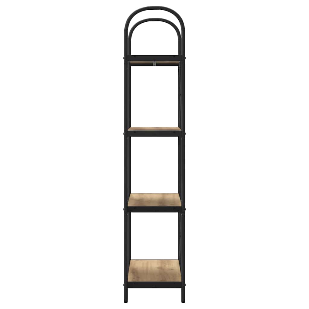 Boekenkast artisanaal eikenkleurig 60 x 30 x 146 cm