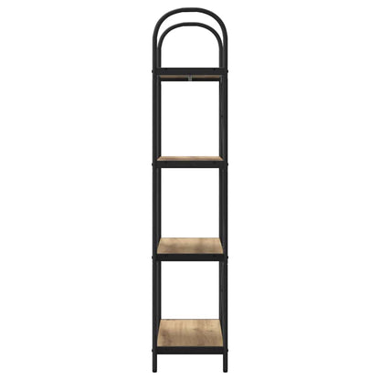 Boekenkast artisanaal eikenkleurig 60 x 30 x 146 cm