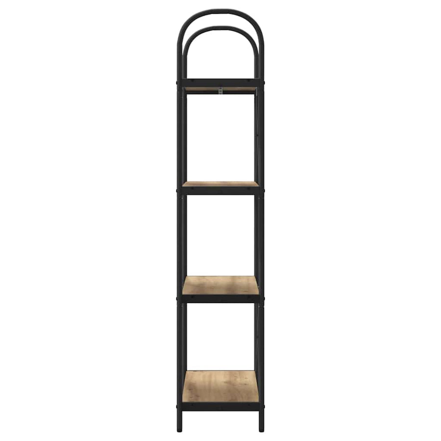 Boekenkast artisanaal eikenkleurig 60 x 30 x 146 cm