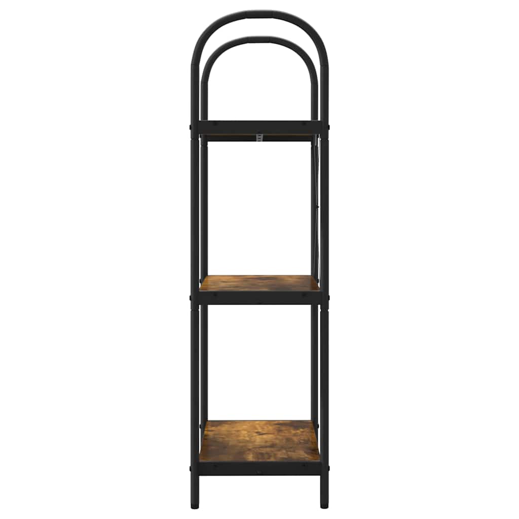 Boekenkast Gerookt eiken 60 x 30 x 109 cm Bewerkt hout