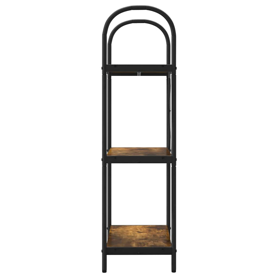 Boekenkast Gerookt eiken 60 x 30 x 109 cm Bewerkt hout