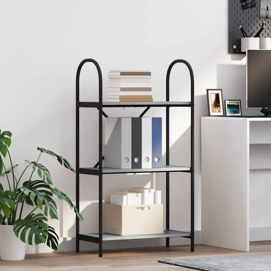 Boekenkast Grijs Sonoma 60 x 30 x 109 cm Bewerkt hout