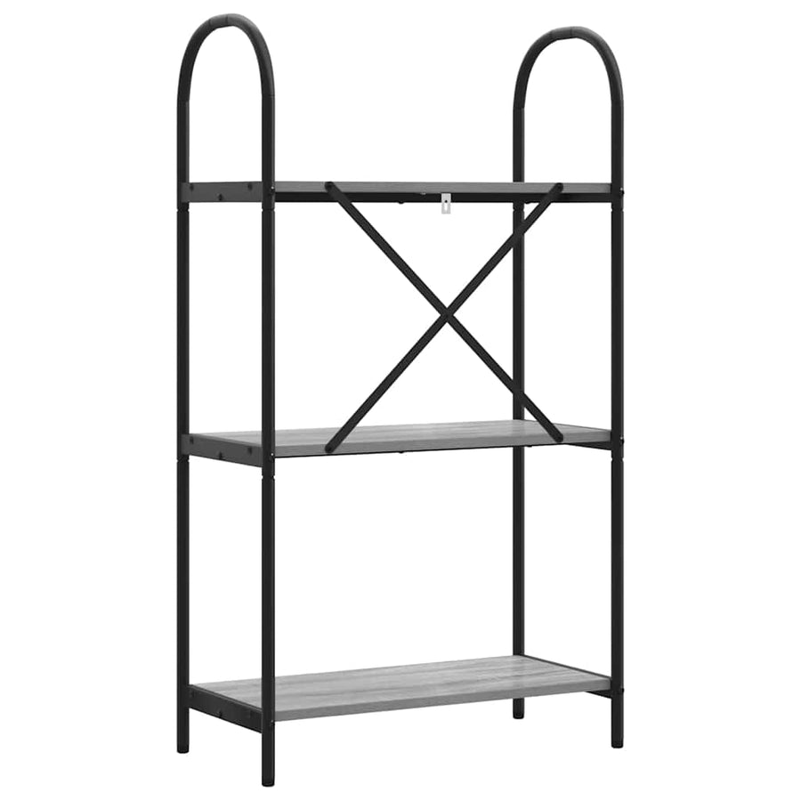 Boekenkast Grijs Sonoma 60 x 30 x 109 cm Bewerkt hout