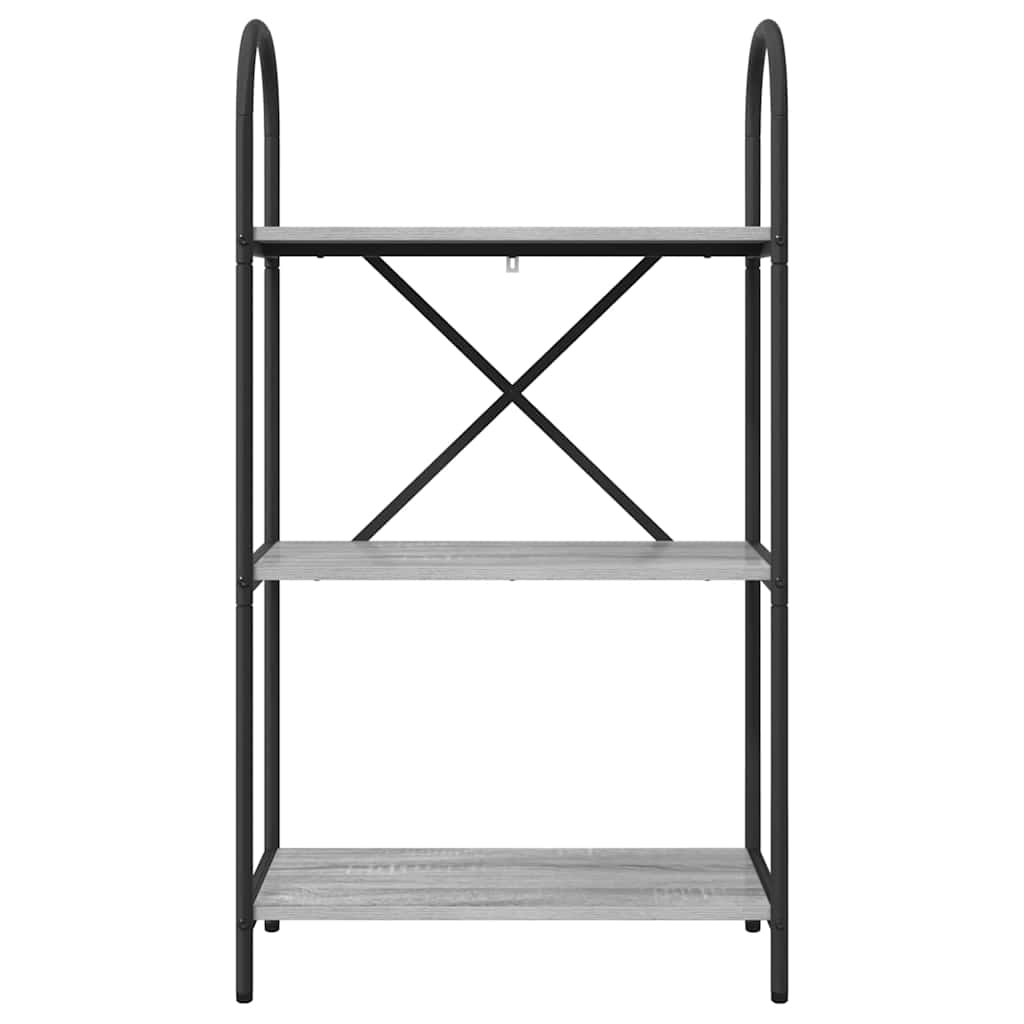 Boekenkast Grijs Sonoma 60 x 30 x 109 cm Bewerkt hout