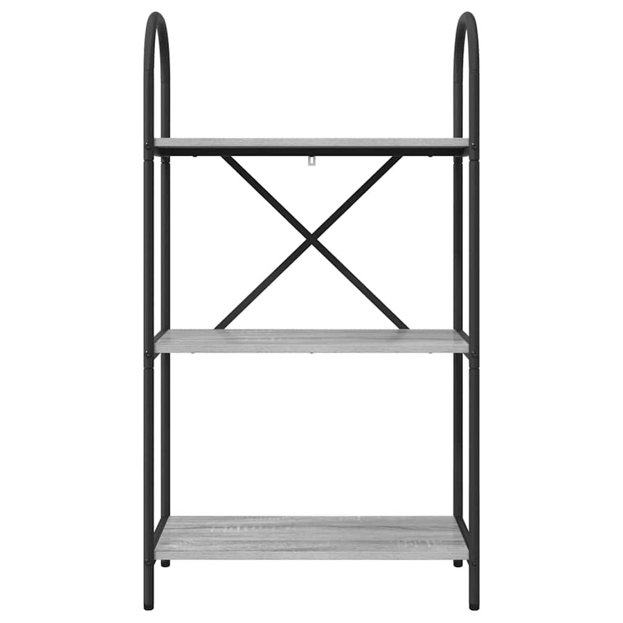 Boekenkast Grijs Sonoma 60 x 30 x 109 cm Bewerkt hout