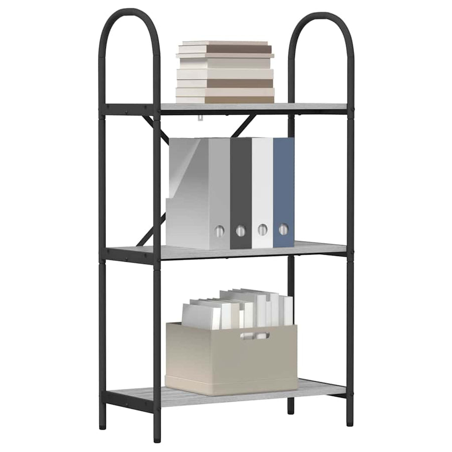 Boekenkast Grijs Sonoma 60 x 30 x 109 cm Bewerkt hout