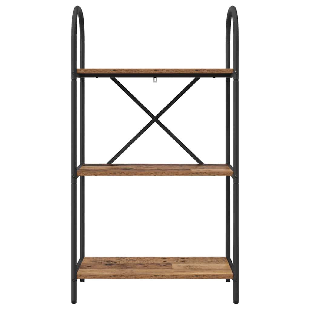 Boekenkast Oudhout 60 x 30 x 109 cm Bewerkt hout