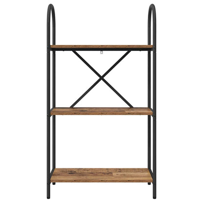 Boekenkast Oudhout 60 x 30 x 109 cm Bewerkt hout