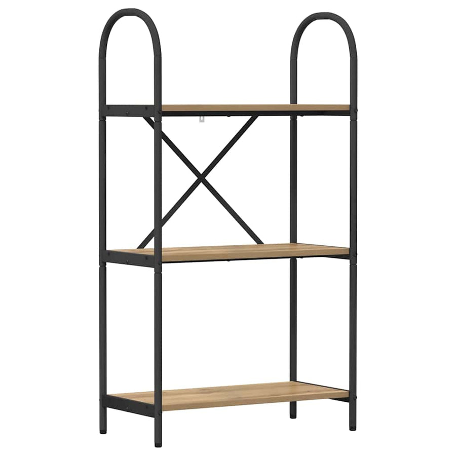 Boekenkast Artisan Eiken 60 x 30 x 109 cm Bewerkt hout