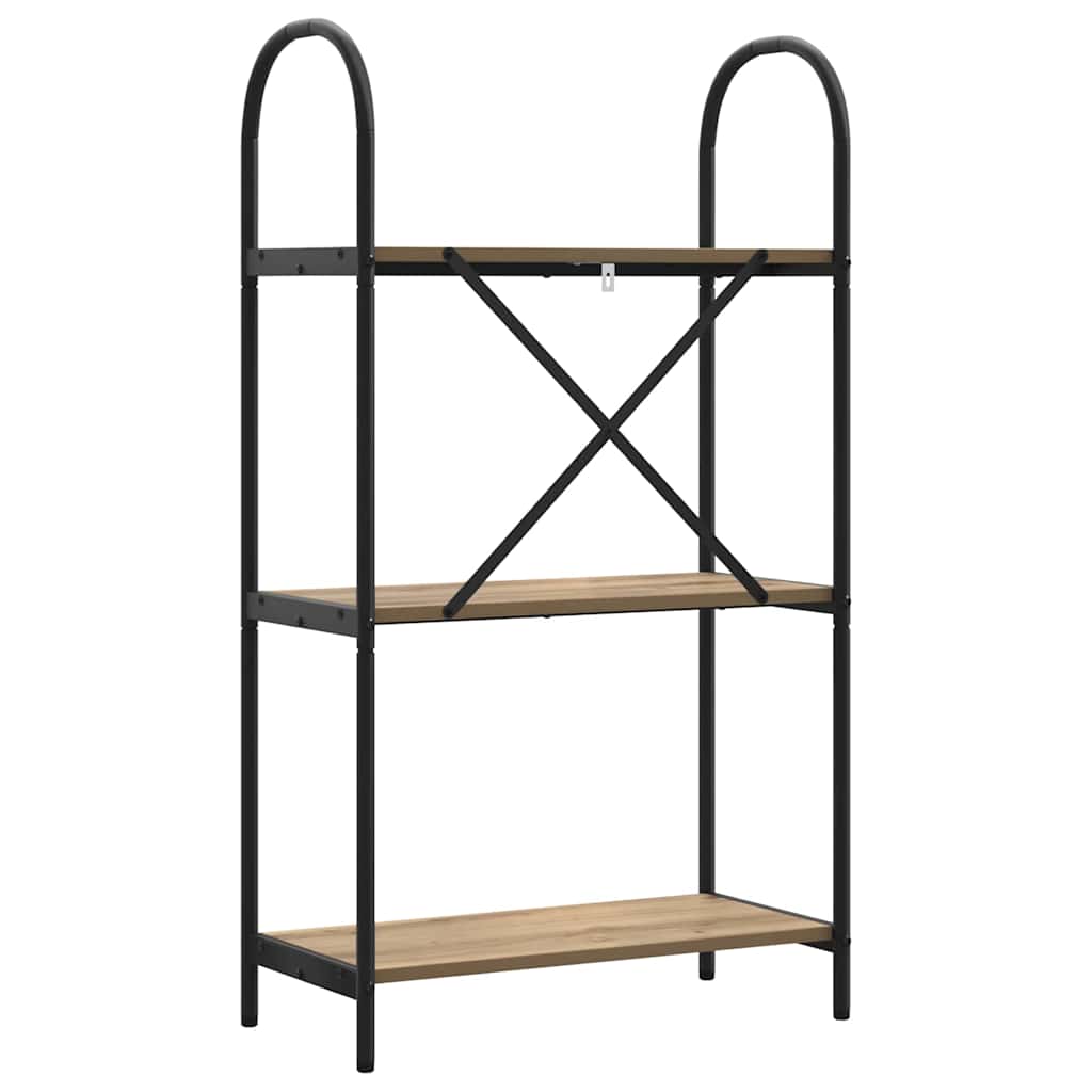Boekenkast Artisan Eiken 60 x 30 x 109 cm Bewerkt hout
