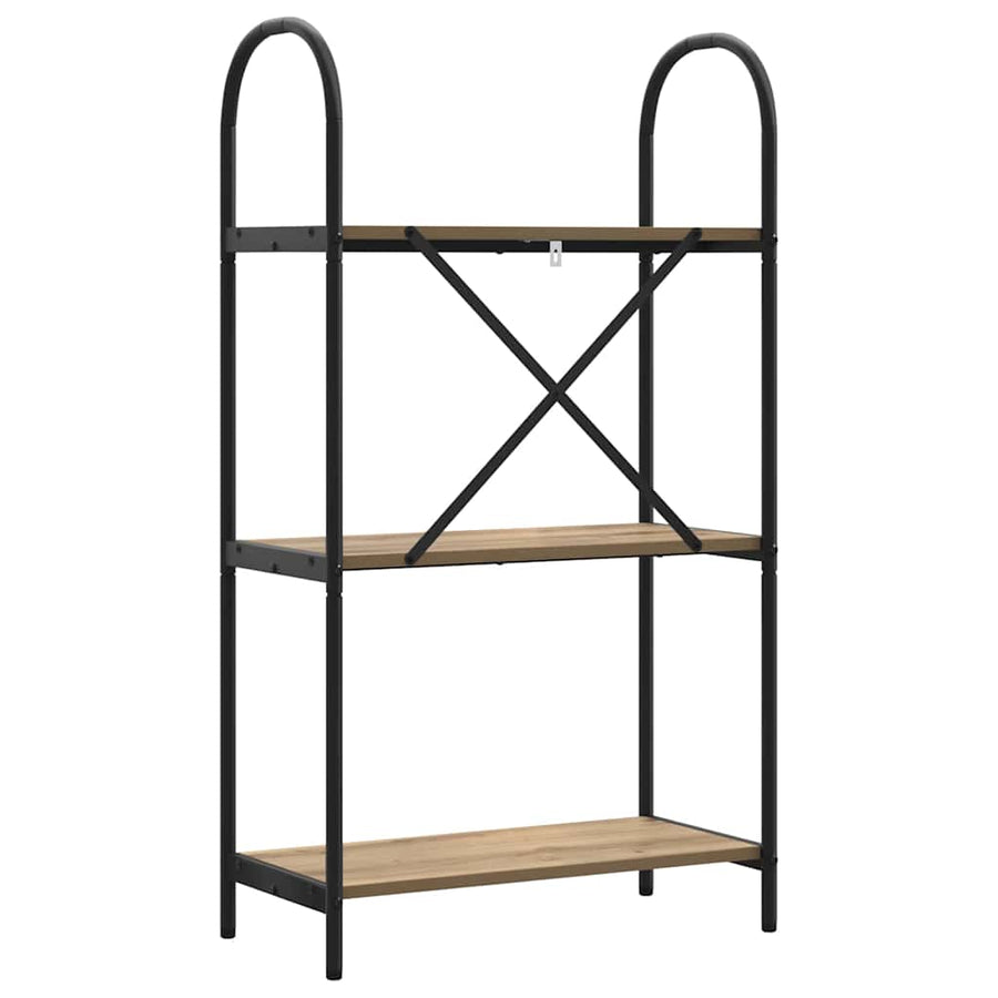 Boekenkast Artisan Eiken 60 x 30 x 109 cm Bewerkt hout