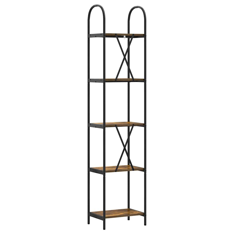 Boekenkast Gerookt eiken 40 x 30 x 183 cm Bewerkt hout