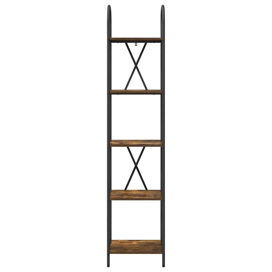 Boekenkast Gerookt eiken 40 x 30 x 183 cm Bewerkt hout