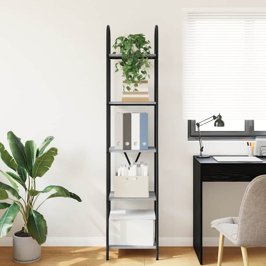 Boekenkast Grijs Sonoma 40 x 30 x 183 cm Bewerkt hout
