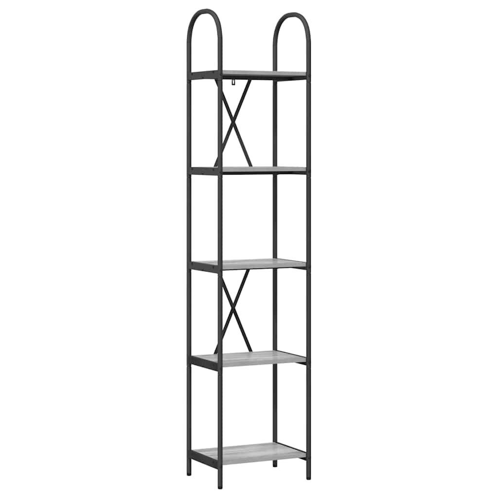Boekenkast Grijs Sonoma 40 x 30 x 183 cm Bewerkt hout