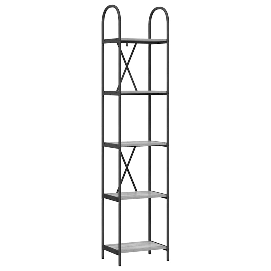 Boekenkast Grijs Sonoma 40 x 30 x 183 cm Bewerkt hout