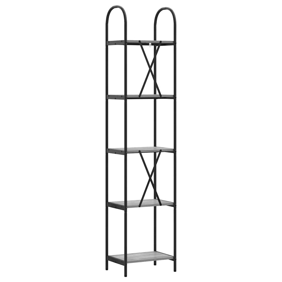 Boekenkast Grijs Sonoma 40 x 30 x 183 cm Bewerkt hout