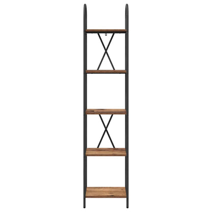 Boekenkast Oudhout 40 x 30 x 183 cm Bewerkt hout