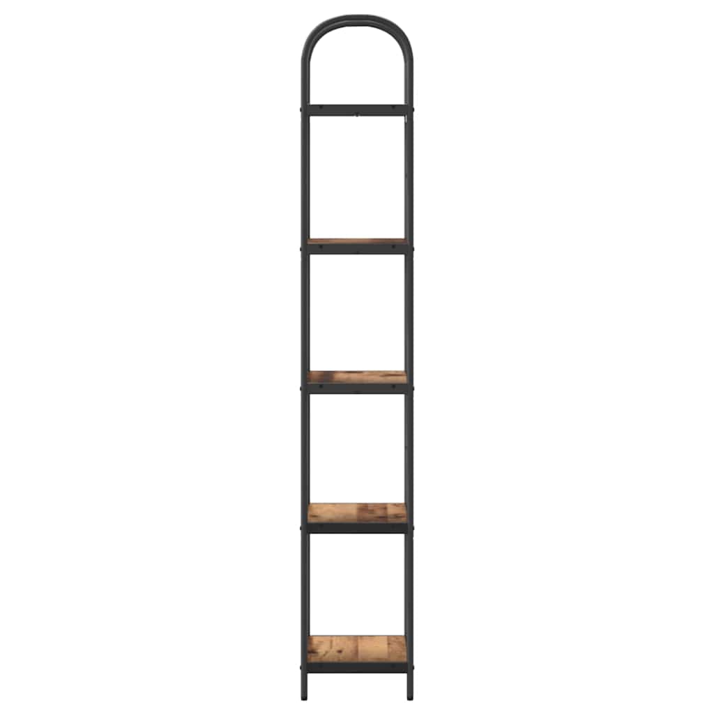 Boekenkast Oudhout 40 x 30 x 183 cm Bewerkt hout