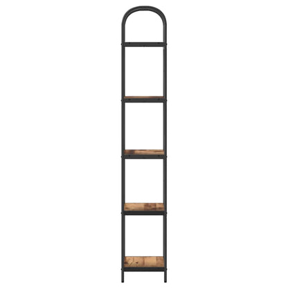 Boekenkast Oudhout 40 x 30 x 183 cm Bewerkt hout