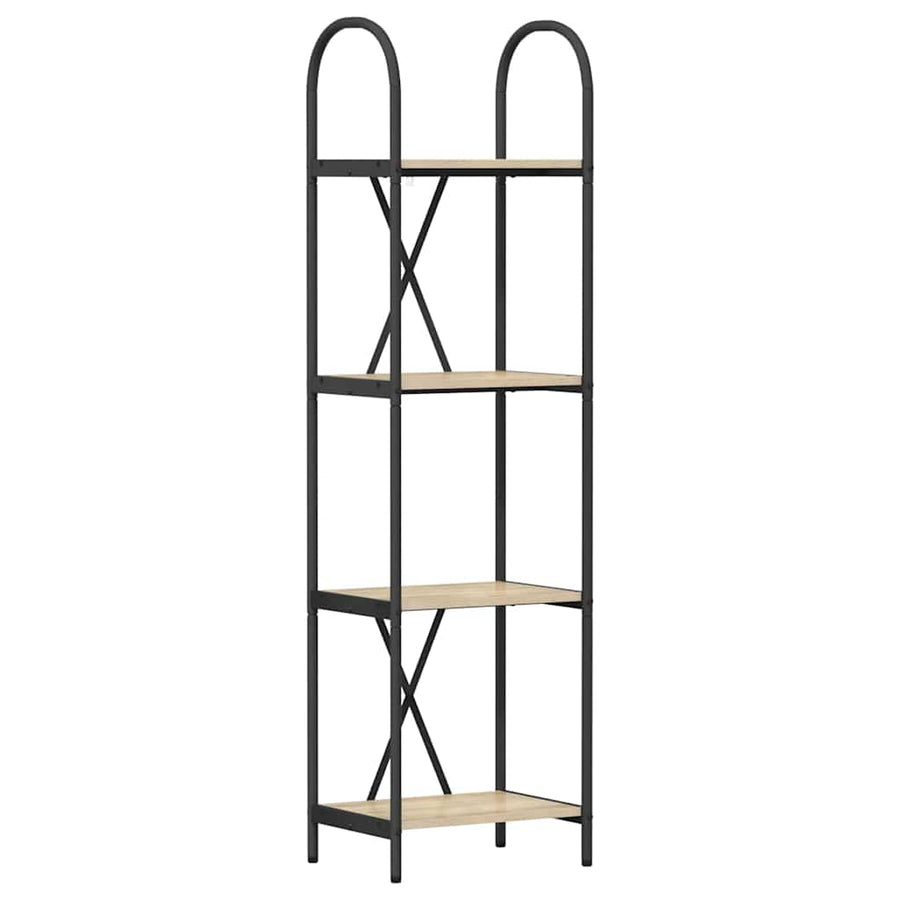 Boekenkast Sonoma eiken 40 x 30 x 146 cm Bewerkt hout