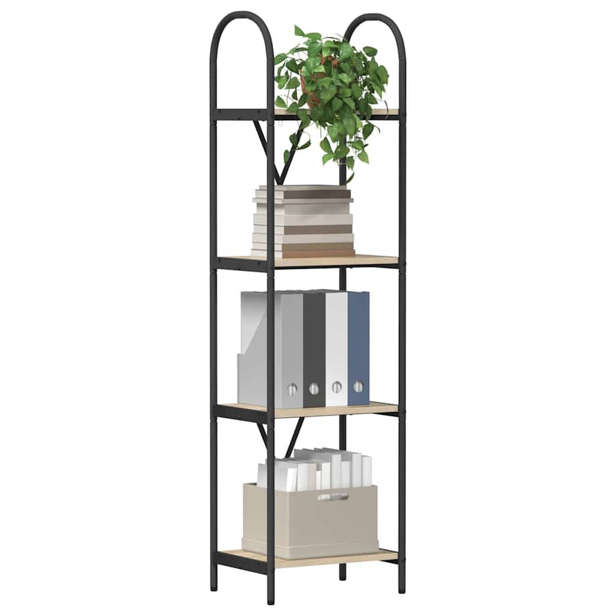 Boekenkast Sonoma eiken 40 x 30 x 146 cm Bewerkt hout