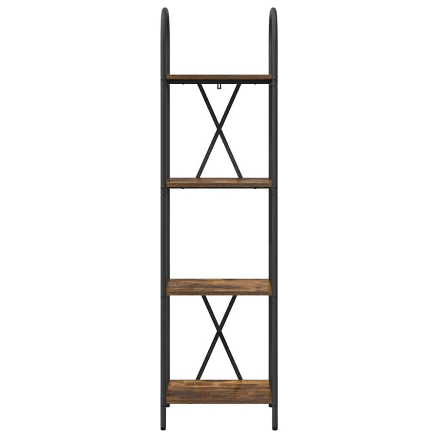 Boekenkast Gerookt eiken 40 x 30 x 146 cm Bewerkt hout