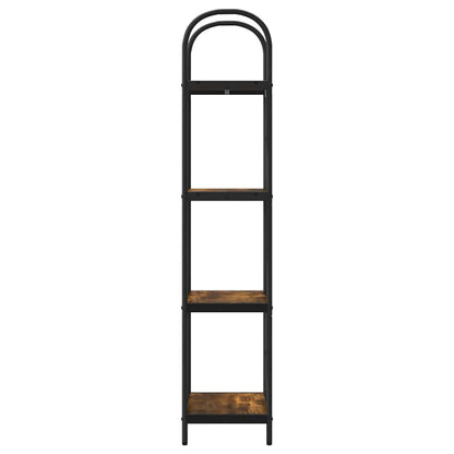 Boekenkast Gerookt eiken 40 x 30 x 146 cm Bewerkt hout